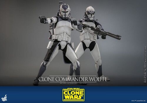 Star Wars: The Clone Wars 1/6 Action Figure - Clone Commander Wolffe- 14 image