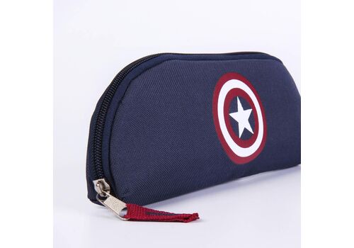 Marvel Pencil Case - Captain America Logo- 3 image