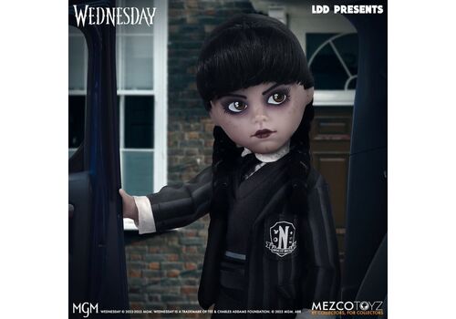 Wednesday Living Dead Dolls Doll - Wednesday Addams (Nevermore Academy Uniform)- 7 image