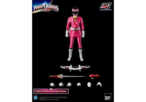 Power Rangers Turbo FigZero 1/6 Action figure - Pink Turbo Ranger- 8 image
