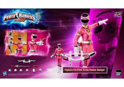 Power Rangers Turbo FigZero 1/6 Action figure - Pink Turbo Ranger- 7 image
