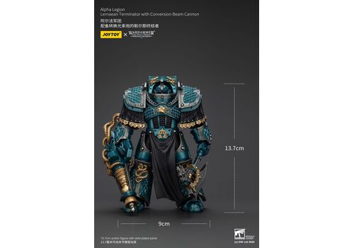 Warhammer The Horus Heresy 1/18 Action figure - Alpha Legion Lernaean Terminator with Conversion Beam Cannon- 9 image