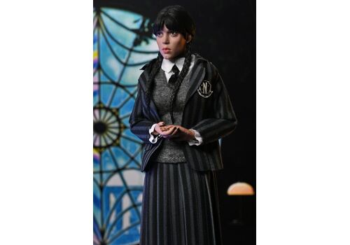 Wednesday Action Figures 2-Pack - Wednesday Addams (Nevermore Uniform) and Enid- 12 image