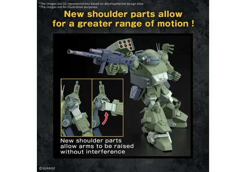 Armored Trooper Votoms HG - ATM-09-STTC Scopedog Turbo Custom- 4 image