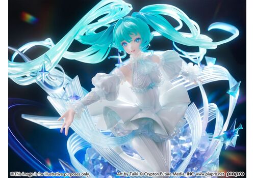 Hatsune Miku Shibuya Scramble 1/7 Statue - Hatsune Miku (Crystal Dress Ver.)- 3 image