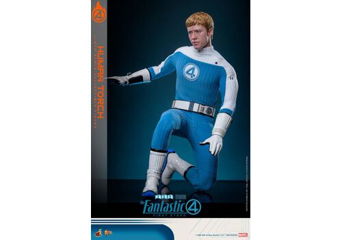 The Fantastic Four: First Steps Movie Masterpiece 1/6 Action figure - Human Torch (MMS829)- 5 image