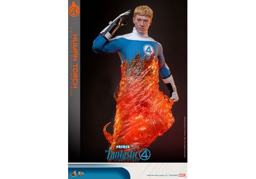 The Fantastic Four: First Steps Movie Masterpiece 1/6 Action figure - Human Torch (MMS829)- 6 image