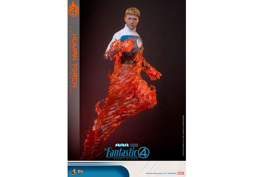The Fantastic Four: First Steps Movie Masterpiece 1/6 Action figure - Human Torch (MMS829)- 11 image