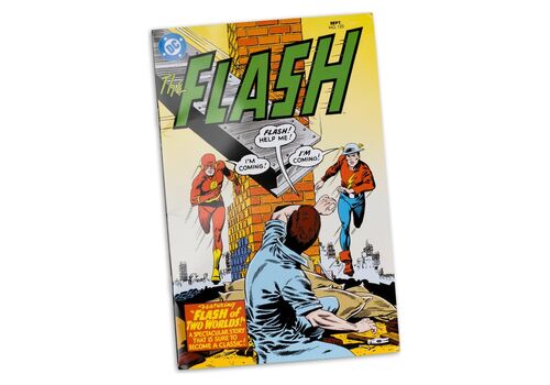 DC Direct Page Punchers Figure with comic - The Flash Jay Garrick (The Flash #123) [Red Platinum Edition]- 7 image