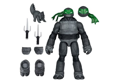 Teenage Mutant Ninja Turtles Page Punchers Figure with comic - Raphael (Black White & Green) [Red Platinum Edition]- 4 image