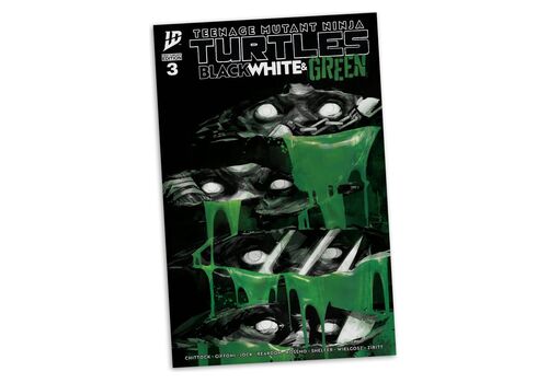 Teenage Mutant Ninja Turtles Page Punchers Figure with comic - Raphael (Black White & Green) [Red Platinum Edition]- 6 image