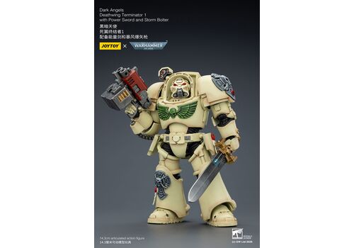 Figurka Warhammer 40k 1/18 - Dark Angels Deathwing Terminator 1 with Power Sword and Storm Bolter- 2 image