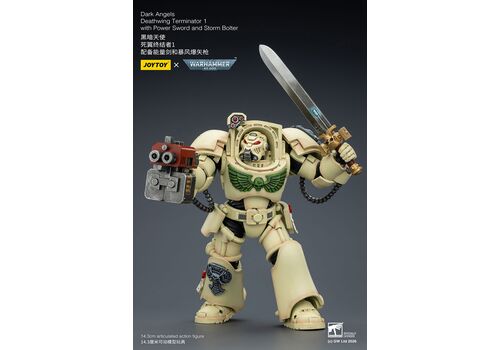 Figurka Warhammer 40k 1/18 - Dark Angels Deathwing Terminator 1 with Power Sword and Storm Bolter- 4 image