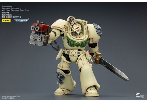 Figurka Warhammer 40k 1/18 - Dark Angels Deathwing Terminator 1 with Power Sword and Storm Bolter- 7 image