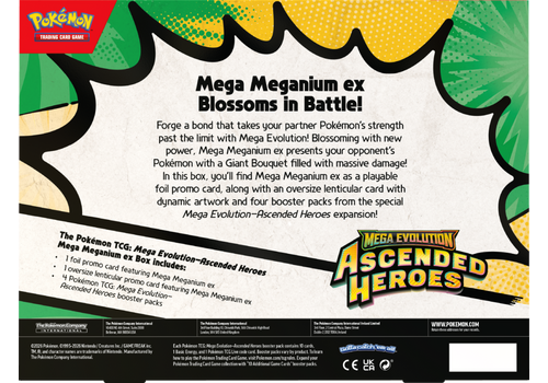Pokémon TCG: Mega Evolution - Ascended Heroes - Mega Meganium ex Box- 6 image