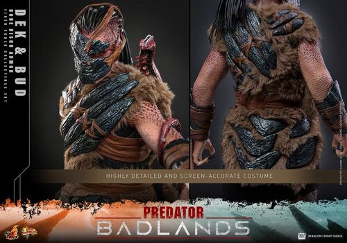 Predator: Badlands Movie Masterpiece 1/6 Action figure 2-pack - Dek (Bone Bison Armor) & Bud (MMS873)- 14 image