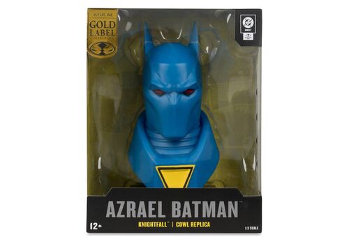 DC Direct (Batman: Knightfall) 1/3 Mini replica - Azrael Batman Cowl (Gold Label)- 7 image