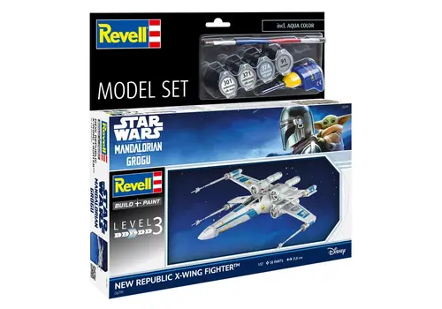 Model k sestavení Star Wars The Mandalorian and Grogu 1/57 - New Republic X-Wing Fighter- 2 image
