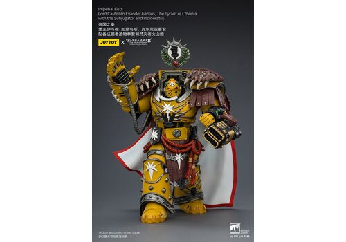 Figurka Warhammer The Horus Heresy 1/18 - Imperial Fists Lord Castellan Evander Garrius, The Tyrant of Cthonia- 7 image