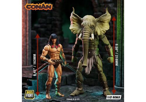 Conan the Barbarian: The Tower of the Elephant Epic H.A.C.K.S 1/12 Action figure 2-pack - Young Conan and Yag Kosha- 10 image