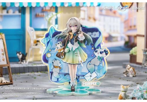 Honkai: Star Rail Chibi Cat Series RISE UP+ Figure - Firefly- 4 image
