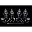 Graveyard Skeletons Action Figure Four-Pack