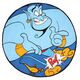 Disney: Aladdin Round Beach Towel - Genie (130 cm)